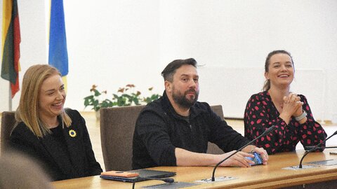 Tarptautinių mokymų apie tarpkultūrinį dialogą dalyviai lankėsi savivaldybėje
