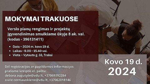 Kviečiame į nemokamus žemės ūkio srities mokymus