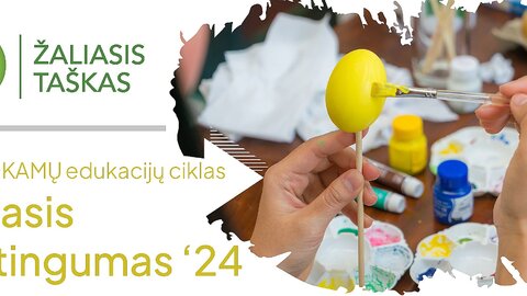 Kviečia nemokamų nuotolinių edukacijų ciklas „Žaliasis raštingumas“