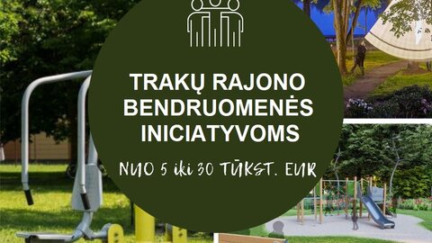Kvietimas teikti bendruomenės iniciatyvų, skirtų gyvenamajai aplinkai gerinti, projektų idėjų...