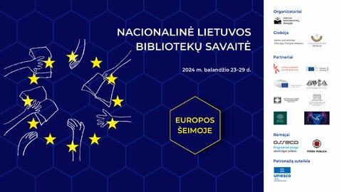 Artėja 24-oji Nacionalinė Lietuvos bibliotekų savaitė