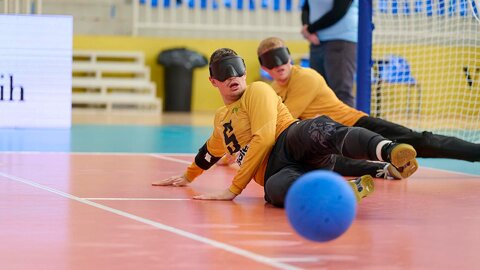 Lietuva aplenkė 11 komandų ir tapo Tarptautinio Trakų golbolo turnyro nugalėtoja