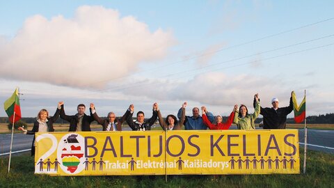 Baltijos kelio 35-mečio minėjimo renginiai Trakų rajone