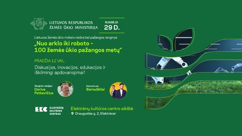 Kviečiame paminėti Lietuvos žemės ūkio mokslo 100-metį 