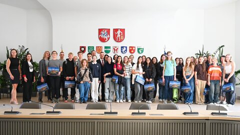 Trakuose vieši Šionebeko moksleiviai