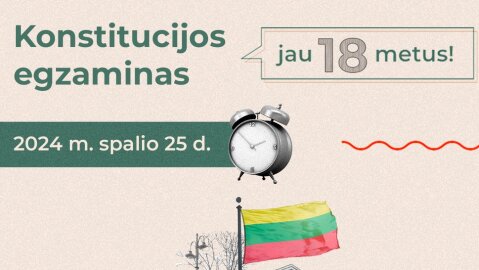 Spalio 25 d. – Konstitucijos egzaminas!