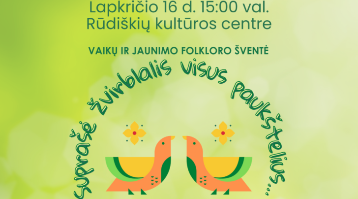 Rūdiškių seniūnijos naujienos