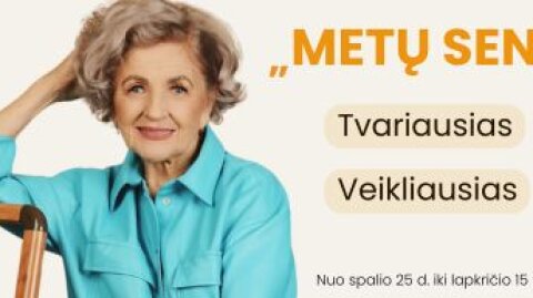 „Metų senjorų rinkimai 2024“ kviečia į senatvę žvelgti pozityviai