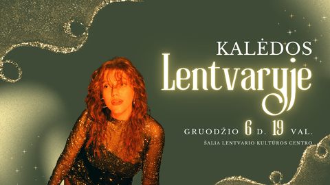 Kviečiame į Kalėdų eglės įžiebimo šventę Lentvaryje!