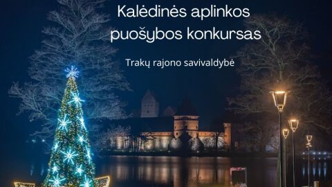 Skelbiamas kalėdinės puošybos konkursas