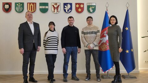 Savivaldybėje lankėsi Prancūzijos miesto Kano delegacija