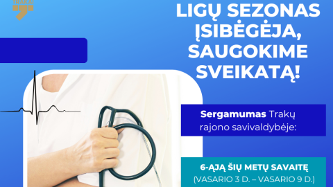 Informacija apie sergamumą Trakų rajono savivaldybėje