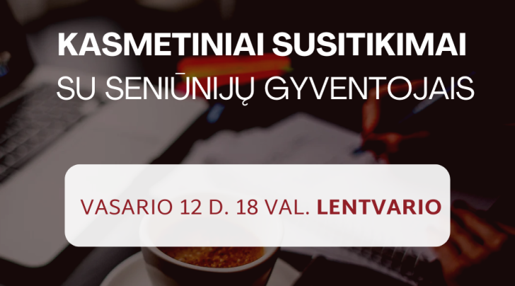 Lentvario seniūnijos naujienos