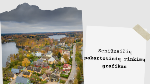 Skelbiamas Lentvario seniūnijos seniūnaičių pakartotinių rinkimų grafikas