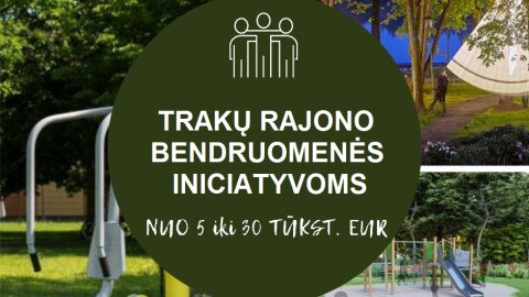 Kvietimas teikti bendruomenės iniciatyvų, skirtų gyvenamajai aplinkai gerinti, projektų idėjų...