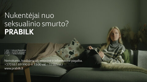 Balandis – seksualinio smurto prevencijos mėnuo: prabilk, gauk pagalbą!