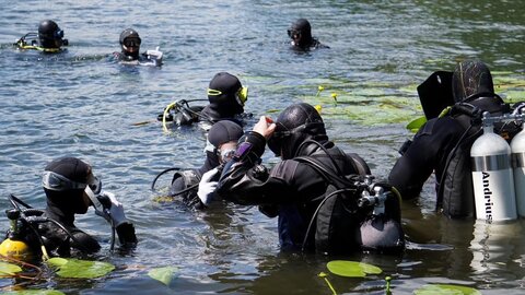 Tarptautinė nardymo stovykla su bendruomene valė Totoriškių ežero dugną