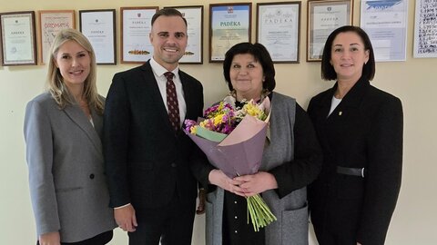 Padėka Rūdiškių kultūros centro direktorei Marijai Jankovskajai
