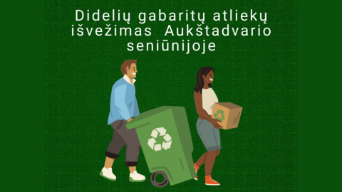 Aukštadvario seniūnijos gyventojų dėmesiui