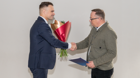 Padėka Lentvario kultūros centro direktoriui Ryčiui Skorubskui 