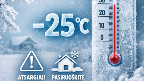 Artėja didesni šalčiai – pasiruoškime!