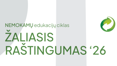 Nuotolinės edukacijos „Žaliasis raštingumas“
