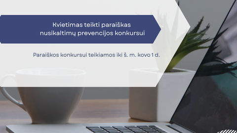 Kviečiama dalyvauti nusikaltimų prevencijos konkurse