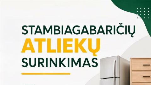 Rūdiškių seniūnijoje bus surenkamos stambiagabaritės atliekos 