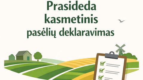 Prasideda kasmetinis pasėlių deklaravimas
