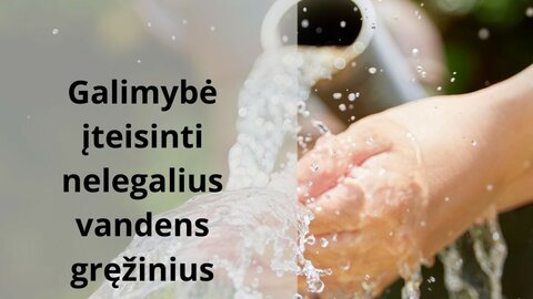 Nelegalių vandens gręžinių įteisinimas