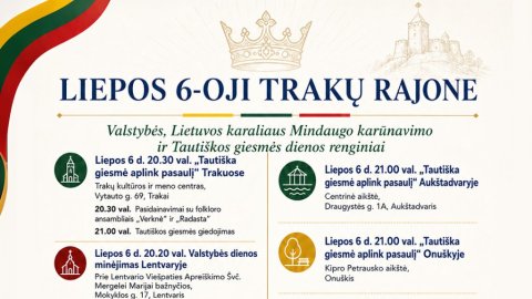 Liepos 6 d. kartu giedokime himną