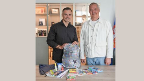 Daugiau nei 300 Trakų rajono pirmokų mokslo metus pradės su savivaldybės dovanomis
