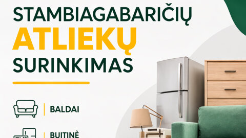 Trakų seniūnijoje bus surenkamos stambiagabaritės atliekos
