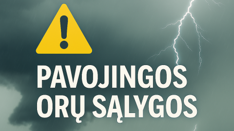 Spalio 9-ąją numatomas smarkus vėjas